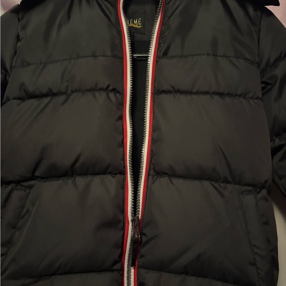 Extreme Children’s Black Puffer Jacket with fleece lining Size 7 - Picture 3 of 7